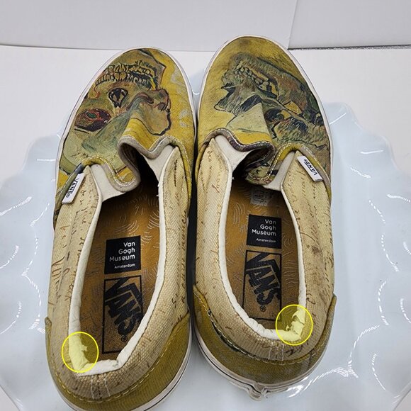 Share VANS x Vincent Van Gogh Museum Amsterdam Skulls Slip-Ons (M7"/W8.5") - Picture 10 of 10